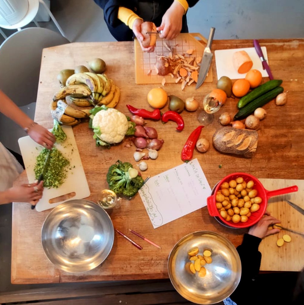 Stop Food Waste Day! workshop recipe-free cooking with food scraps