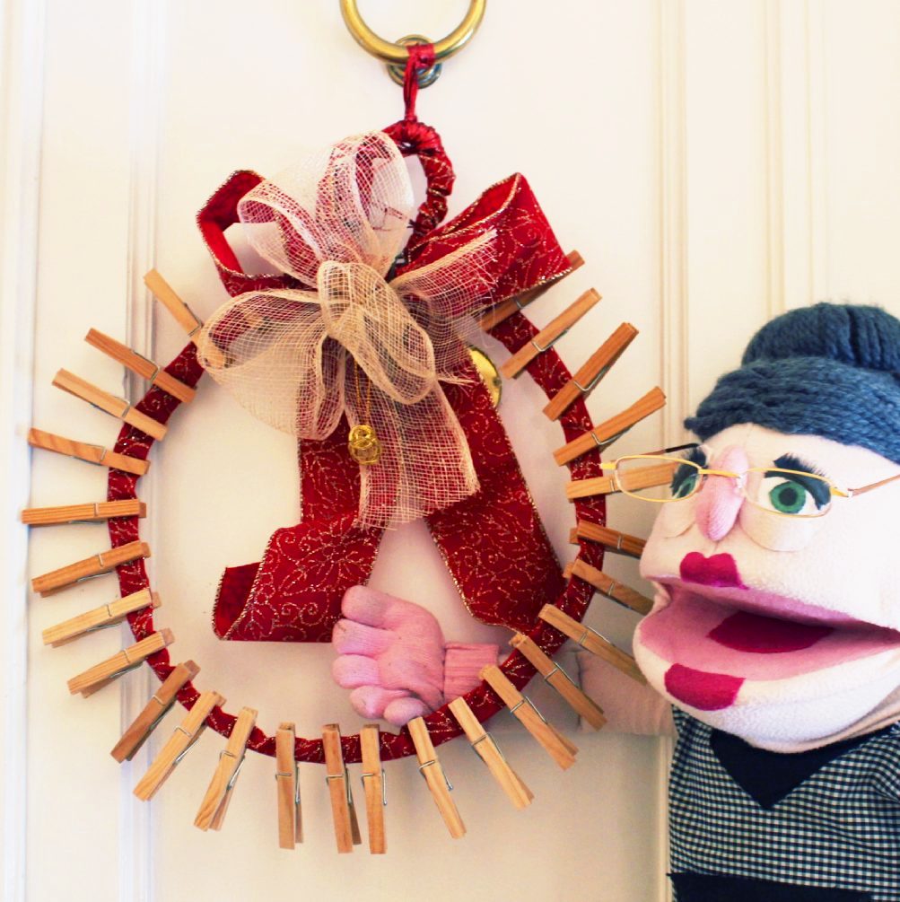 DIY Christmas wreaths // upcycling